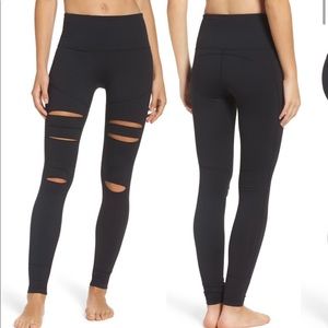 Zella CeCe high waist open knee legging